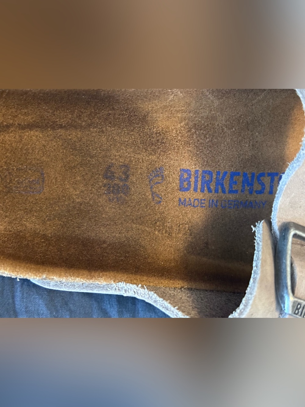 Birkenstock Arizona Sandals gray-ish tan color - Size 43 - Picture 4 of 11